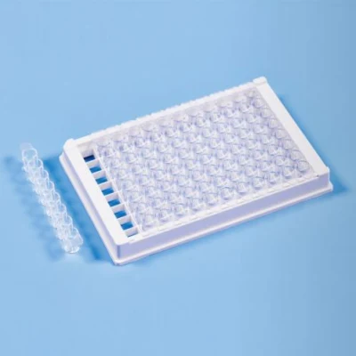 0.1ml 0.2ml 8 ストリップ滅菌透明 96 ウェル Elisa プレート